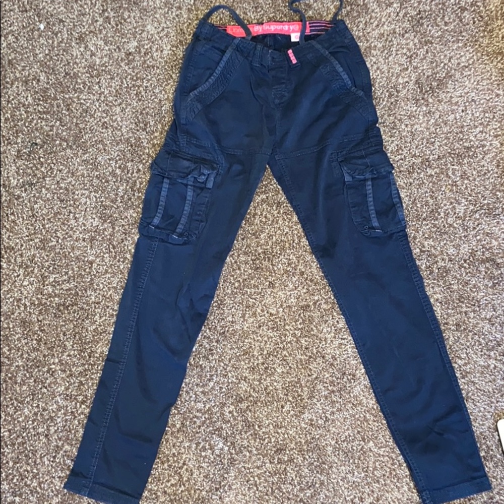 Women’s navy blue cargo pants